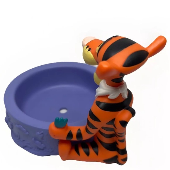 Vintage TIGGER Bowl RARE HTF 90's Applause Winnie the Pooh HOLDER ONLY Snack Pet - Picture 6 of 12